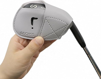 I Golf Iron Headcovers 10pcs PU Fit Both Right-Handed Clubs Golf Club Protector for Titleist Callaway Ping Taylormade Fit More Brands Golf Iron.