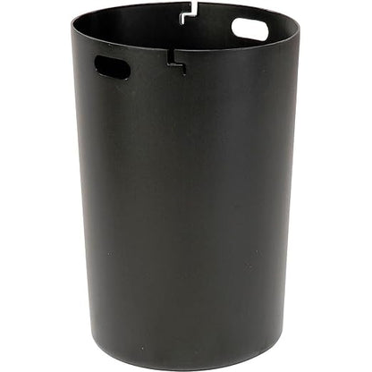 Global Industrial Heavy-Duty 36 Gallon Capacity Outdoor Metal Slatted Trash Receptacle with Rain Bonnet Lid & Plastic Liner, Green, Commercial & Industrial Trash Can