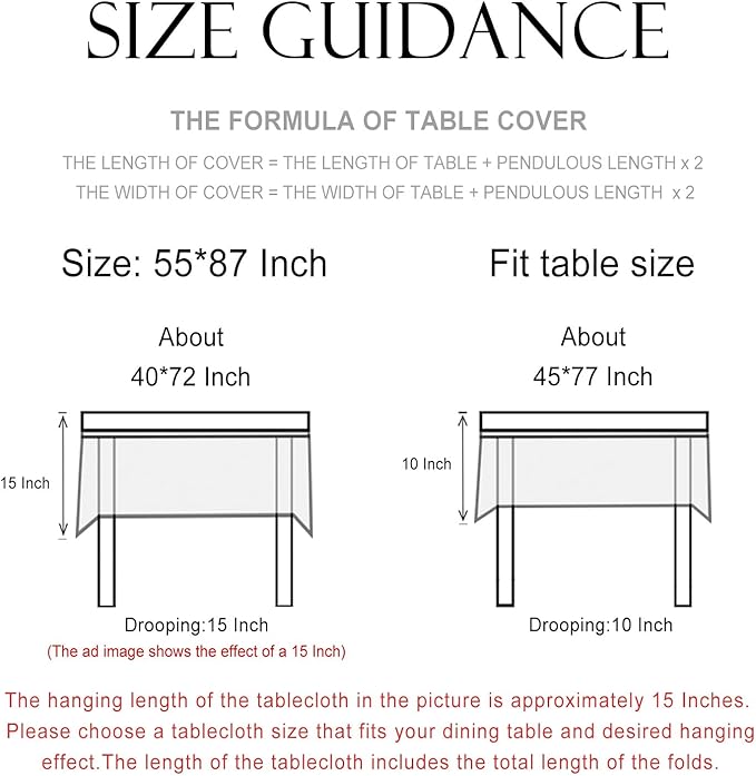 patdrea Designer Vintage Red Rectangle Tablecloth,French Linen Animals Pattern Tablecloths,Decoration Floral Table Cover for Kitchen Dining Christmas,Party,Thanksgiving,55"x87"-Townlife E