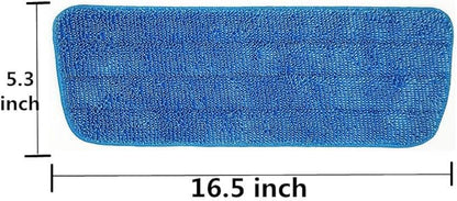 10 Pack Microfiber Spray Mop Replacement Heads for Wet/Dry Mops Floor Cleaning Pads Compatible with Bona Floor Care System