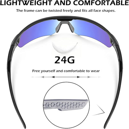 OXG 12 Pack Safety Glasses for Men Women, ANSI Z87.1 Safety Goggles Impact Resistant Protective Eyewear for Work, Outdoor
