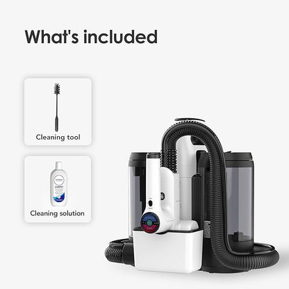 Tineco CARPET ONE Spot Essentials Smart Cordless Carpet and Upholstery Spot Cleaner, Portable, Lightweight, Quiet Operation, LED Screen
