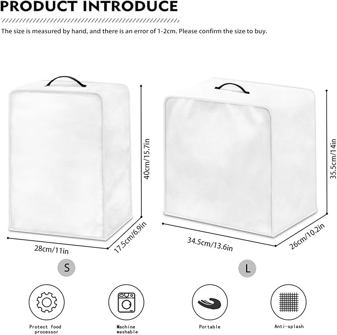 Coffee Maker Cover – Dust Protection Stain Resistant Washable Appliance Cover Kitchen Decoration Gifts For Coffee Lovers Ink-wash Cat Print