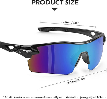 OXG 12 Pack Safety Glasses for Men Women, ANSI Z87.1 Safety Goggles Impact Resistant Protective Eyewear for Work, Outdoor