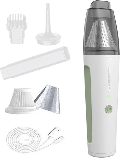 PATO Handheld Vacuum, 13000PA Portable Cordless Car Vacuum Cleaner, Suction and Blow 2-in-1 Dust Removal Vacuum Cleaner for Car, Home, Office, Pet.