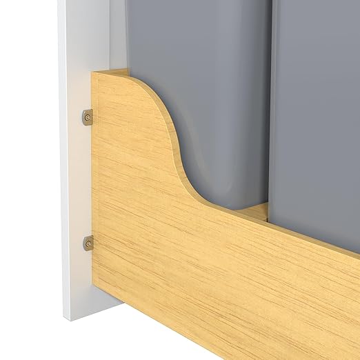 Double 35 Quart Pullout Under Cabinet Trash Cans Solid Wood Bottom,for 18" W Cabinet Opening