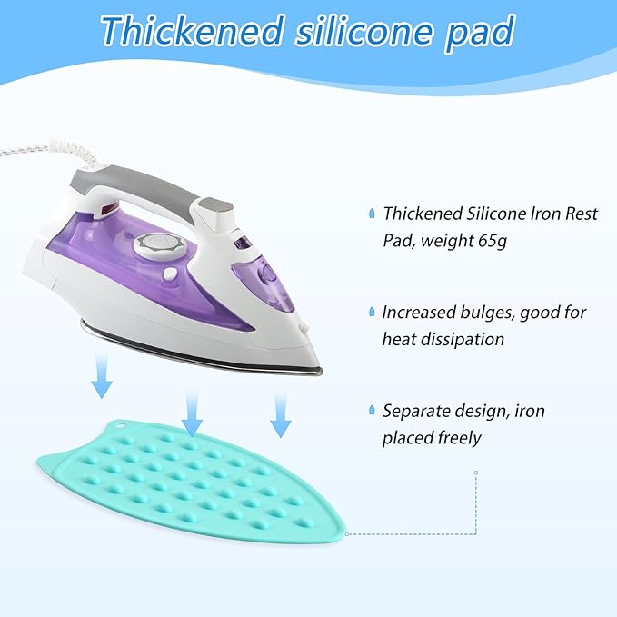 Ironing Mat Portable Ironing Pad Ironing Blanket for Table Top Heat Resistance Double-Side Using Travel Large 47.2 x 27.6 Inch Foldable Blue Pirate Skulls Sailboats Starfish and Compass