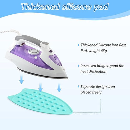 Ironing Mat Portable Ironing Pad Ironing Blanket for Table Top Heat Resistance Double-Side Using Travel Large 47.2 x 27.6 Inch Foldable Lightweight Christmas Snowflake Calendar Beige
