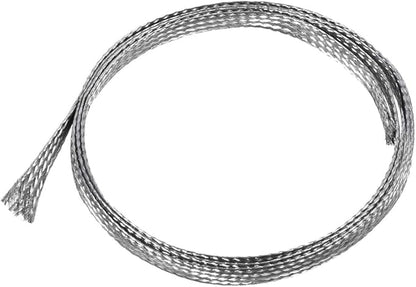 uxcell 3.3Ft - 1/8 Inch 304 Stainless Steel Sleeving Expandable Hose Cover