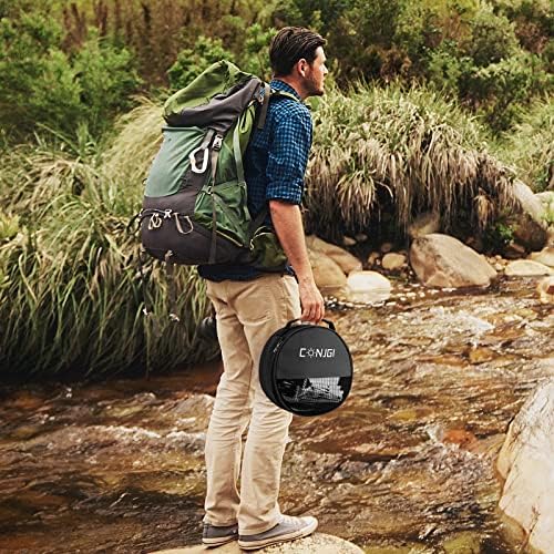 Camping Mess Kits - 28pcs Camping Dinnerware Set Camping Gifts Camping cookware Sets Camping Accessories Camping Cooking Utensils Set Bowls, Plates, Knives, Forks, Spoons