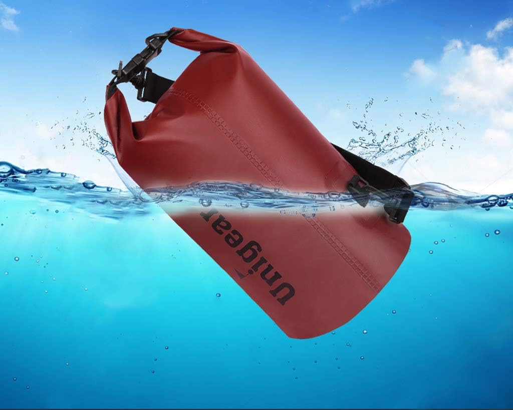 Unigear Dry Bag Waterproof, 2L/5L/10L/20L/30L/40L Floating and Lightweight Bags for Kayaking, Boating, Fishing, Swimming and Camping with Waterproof Phone Case