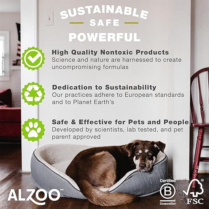 ALZOO Calming Wipes with Pheromones for Cats and Dogs, On The Go Wipes Helps Reduce Stressful Behavior, 0.15 Ounce