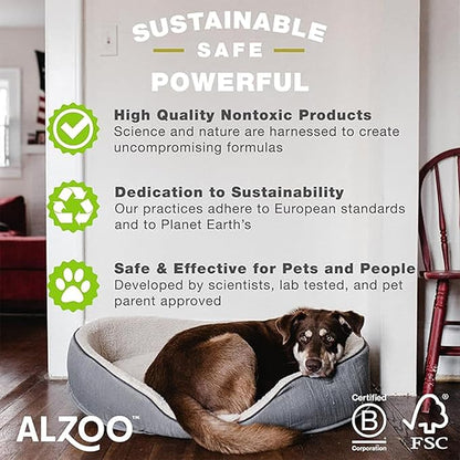 ALZOO Calming Wipes with Pheromones for Cats and Dogs, On The Go Wipes Helps Reduce Stressful Behavior, 0.15 Ounce