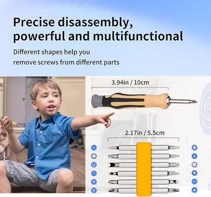 2 Pack Vacuum Lower Duct Hose Kit Compatible with Dyson V6,V7,V8,V10,V11,V15 Soft Roller Cleaner Head,Vacuum Attachment Replacement Parts for Home Cleaning, 1 Set Screwdrivers, 1 Clean Brush