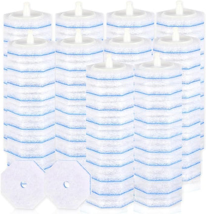 100 Count Toilet Wand Refills - Disposable Toilet Brush Refills with 5X Cleaning Power Toilet Bowl Cleaner, Replacement Heads for Toilet Cleaning, 360° Efficient Cleaning | No Falling Apart