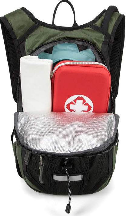 Hydration Pack Backpack with 3L Water Bladder for Men & Women, Hiking Daypack with Thermal Insulation | Running, Cycling, Camping, Skiing, Outdoor Activities