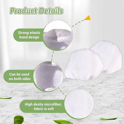 4Pack Microfiber Cloths for Handheld Steam Cleaner Compatible with Bissell Steam Shot, Comforday, PurSteam, Wagner Spraytech, Universal Washable Steam Cleaner Accessories