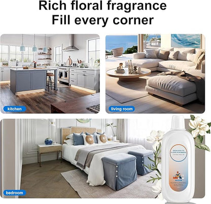 Floor Cleaning Solution Compatible With Tineco , Deep Cleans for Multiple Hard Floors, Suitable With All Robot Vacuums with Mopping and Cordless Wet/Dry Vacuum Mop Cleaner (Fresh Ocean 2 Bottle)