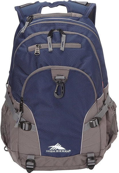 High Sierra Loop Backpack, Travel, or Work Bookbag with tablet sleeve, One Size, Urban Camo