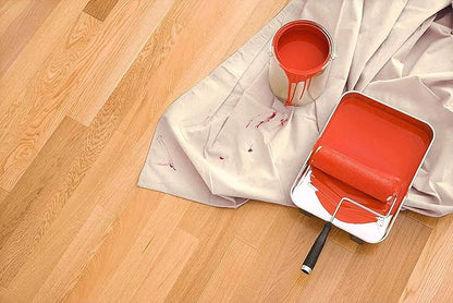ZUPERIA Canvas Drop Cloth for Painting (Size 6'x9' Feet Pack of 4) Painters Drop Cloth for Painting, Furniture & Floor Protection All Purpose Thick Canvas tarp with Double Stitched Edges