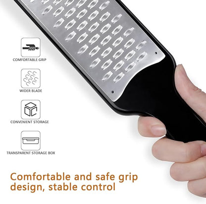 LHS Cheese Grater Ribbon Blade for Hard Cheese, Apple, Carrot, Zucchini and Chocolate, Stainless Steel Kitchen Tool Grater
