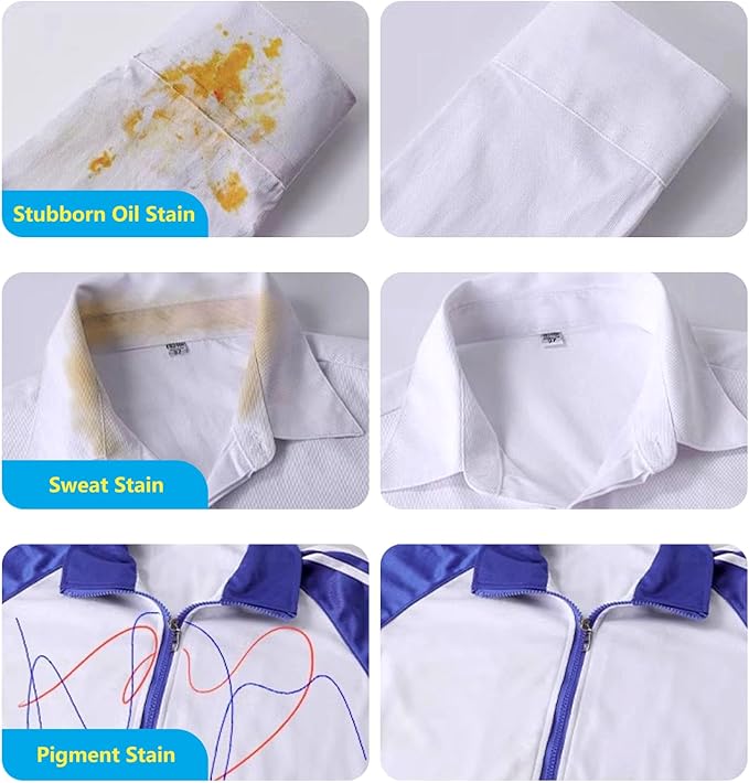 Bleach Pen，Bleach gel for Clothing, Portable bleach pen，More effective stain removal，Accessories,Instantly Remove New Stains(2pcs)