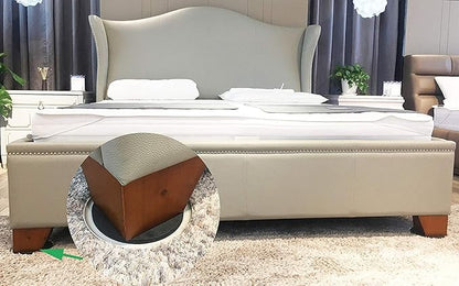 Ezprotekt 8 Pack Reusable Large Furniture Movers Sliders for Carpet, 5" Round Furniture Moving Pads, Carpet Sliders for Heavy Sofa Bed Couch Fridge, Move Items Easily and Quickly (Beige)