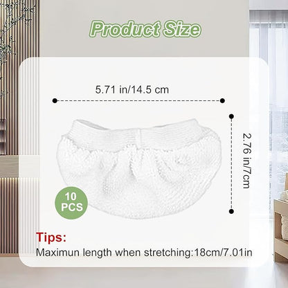 10Pack Microfiber Cloths for Handheld Steam Cleaner Compatible with Bissell Steam Shot, Comforday, PurSteam, Wagner Spraytech, Universal Washable Steam Cleaner Accessories
