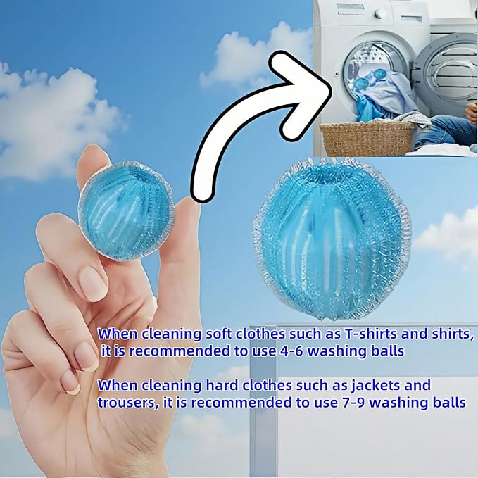 12 PCS Pet Hair Remover for Laundry & Dryer, Reusable Laundry Lint Catcher, Dog Hair Remover Tool for Clothes Bedding, Washing Machine Hair Trap, Non-Damaging Fabric Safe