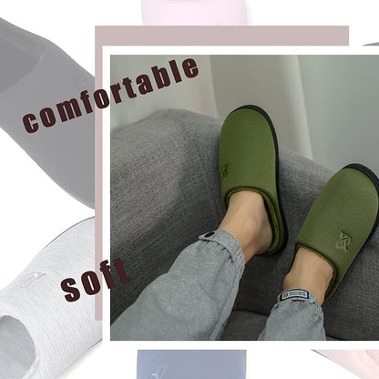 Memory Foam Slippers for Women's and Men's Casual House Shoes
