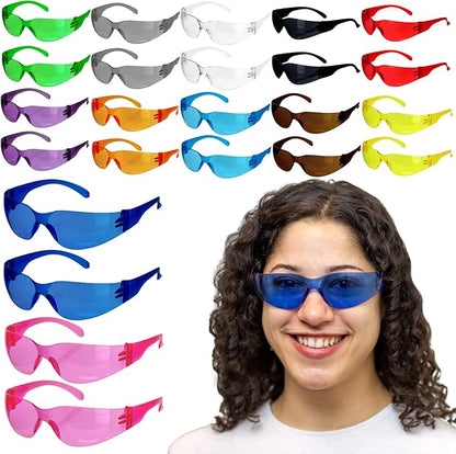 SAFE HANDLER Hyline Anti-Fog Color Safety Glasses Variety, Impact Resistant, Polycarbonate, Anti-Scratch