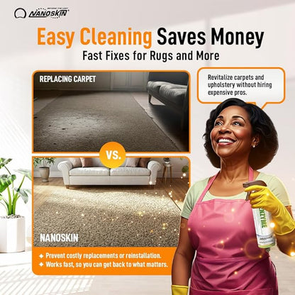 Nanoskin ENZYME Multi-Purpose Cleaner & Odor Eliminator 5 Gallon - Removes Complex Organic Stains, Dirt, Grease, and Grime from Multi Surfaces | For Automotive, Floor, Kitchen, Bathroom, Plumbing