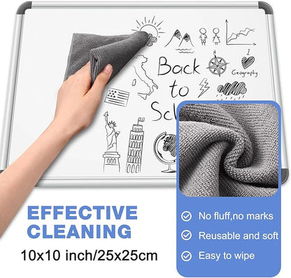 8 Pack Whiteboard Cleaner Spray 8.5oz Dry Erase Board Cleaner with 6 Cloths Non Toxic Dry Erase Cleaner Removes Stubborn Marks from Whiteboards