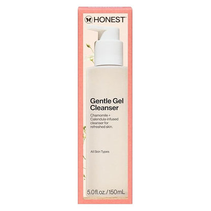 Honest Beauty Gentle Gel Daily Face Cleanser | Calms, Refreshes, + Hydrates | Vegan + Safe for Sensitive Skin | 5 fl oz