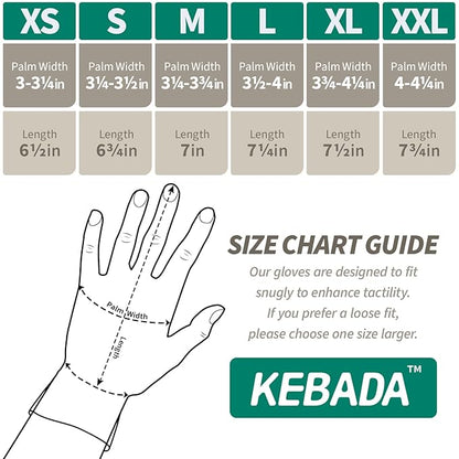 Kebada W1 Work Gloves for Men and Women, PU Coated Safety Gloves with Grip, Touchscreen, Ideal for Warehouse Package Handling, Construction, Gardening, 12 Pairs, Gray X-Small