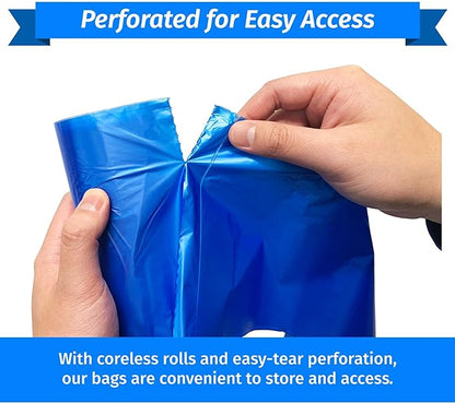 Reli. SuperValue 40-45 Gallon Recycling Bags | 200 Count | Blue Trash Bags | Made in the USA