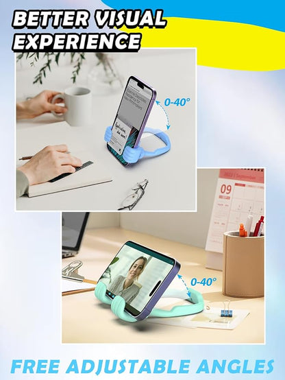 Christmas Stocking Stuffers for Men Women: Teens Girls Boys Gifts for Kids Thumbs Up Lazy Cell Phone Stand Holder for Desk Funny Gift for Dad Mom Wife Husband Adults Teenage Cool Gadget Trendy Stuff