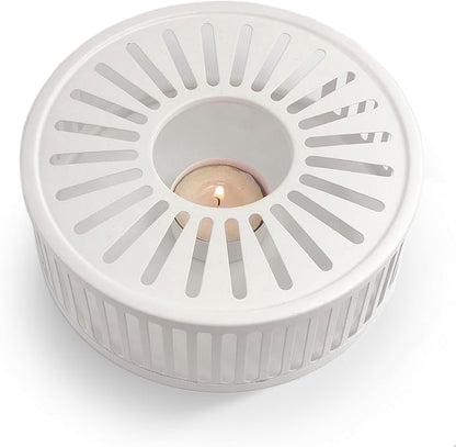 Creano Teapot Warmer Made of Stainless Steel with Tea Light Holder - Tea Warmer Suitable for All Teapots - Stable Does not Rattle