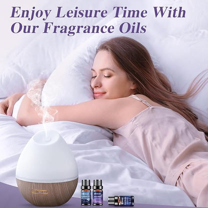 Sleep Essential Oils, Essential Oil Blends for Diffusers for Home (Relax, Stress Relief, Fresh Breathe, Sweet Dreams) Candle Making Scents, Relaxation Gift for Women and Men