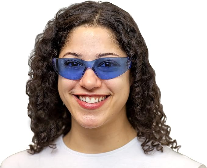 BISON LIFE Safety Glasses - Scratch Resistant Wrap Around Eyewear, Polycarbonate ANSI Z87.1 Impact Resistant Lens