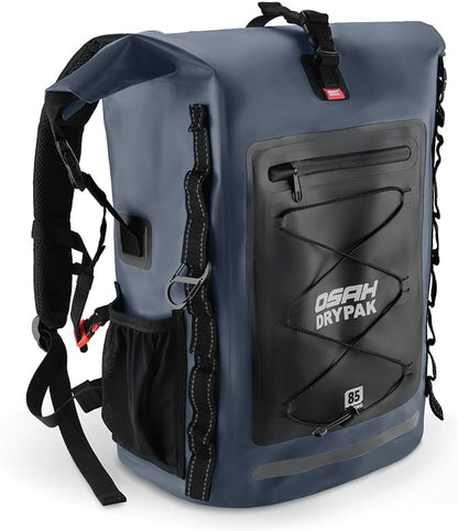 Waterproof Backpack Dry Bag 35L/55L/85L – Heavy Duty Roll-Top Hiking Backpack Sack Keeps Gear Dry for Travel, Kayaking, Boating, Camping, Rafting and Fishing