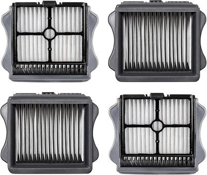 Vacuum Filter Replacement Compatible with Tineco iFloor 3, Floor ONE S3 & Floor ONE S5, Floor ONE S5 Pro Cordless Vacuum Cleaner, 4 Pack Replacement Filters