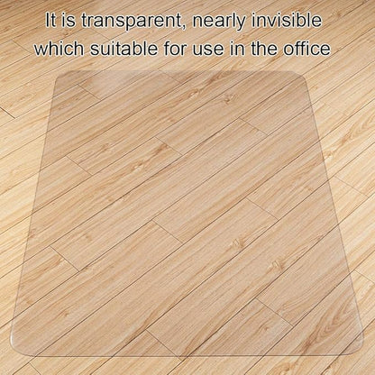 Kuyal Clear Chair mat for Hard Floors 36 x 48 inches Transparent Floor Mats Wood/Tile Protection Mat for Office & Home (36" X 48" Rectangle)