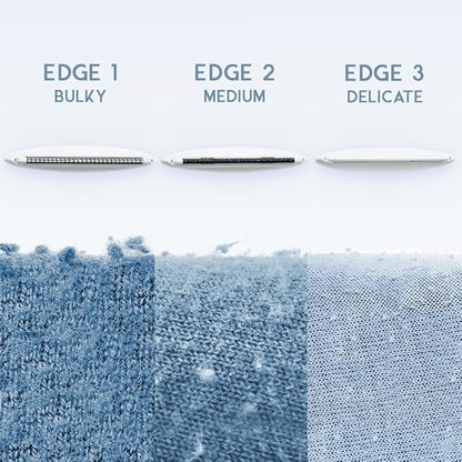 GLEENER Fabric Shaver & Lint Remover |Battery-Free 4-in-1 Depiller with 3 Fabric-Safe Edges for Clothes & Upholstery (Turquoise)