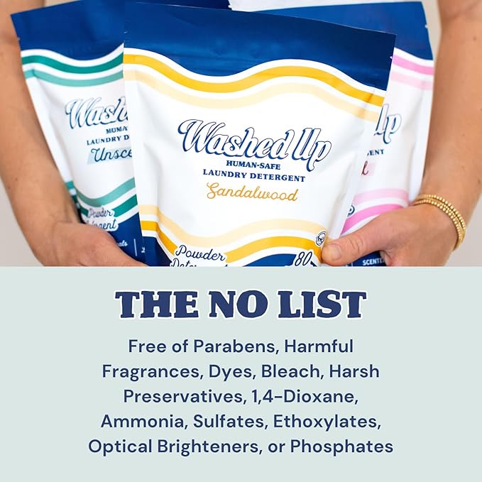 Floral Laundry Detergent Powder | Only 100% Pure Essential Oils | Safe for Sensitive Groups | Powerful Clean | Plant & Mineral-Based | Made in USA