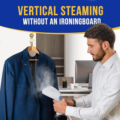 Steamer for Clothes 1350W, Clothes Steamer for Home, Office, Travel, Upgraded 400ML Large Capacity Water Tank, Wrinkle Remover