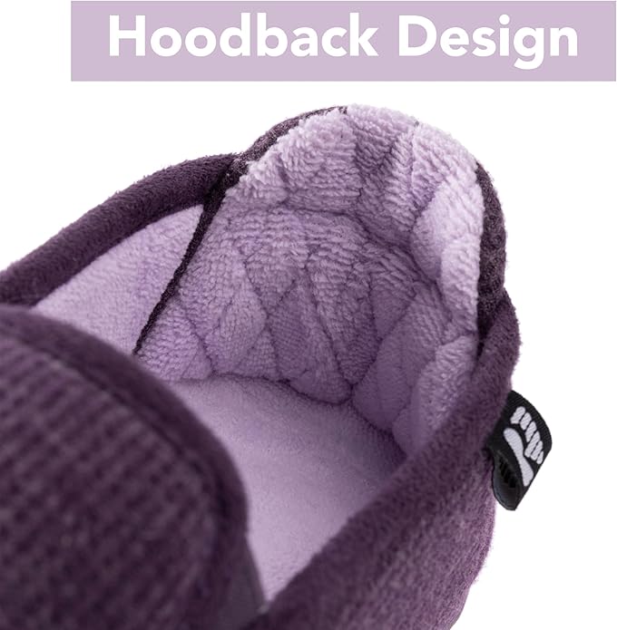 RockDove Women's Two-Tone Hoodback Slipper with Removable Insole