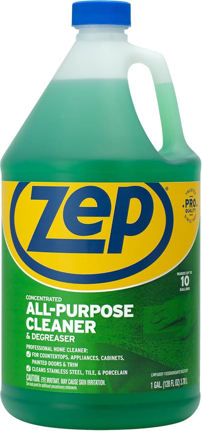 Zep All-Purpose Cleaner and Degreaser 128 oz ZU0567128 (Pack of 2) Cleans Almost Any Surface