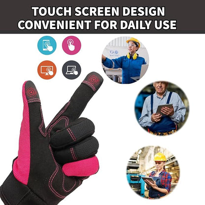 Thorn Proof&Puncture Resistant Gardening Gloves with Grip,Garden Gloves for Women, Leather Work Gloves,Gifts
