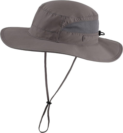 Connectyle Women's UPF 50+ Sun Hat UV Protection Wide Brim Bucket Hat Summer Beach Hats Fishing Hiking Outdoor Safari Hats